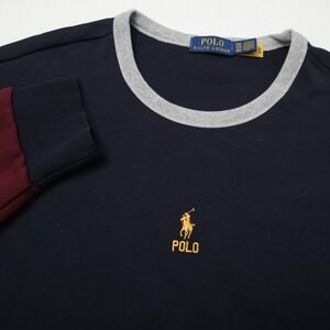 Polo by Ralph Lauren Navy and Burgundy Sweatshirt
